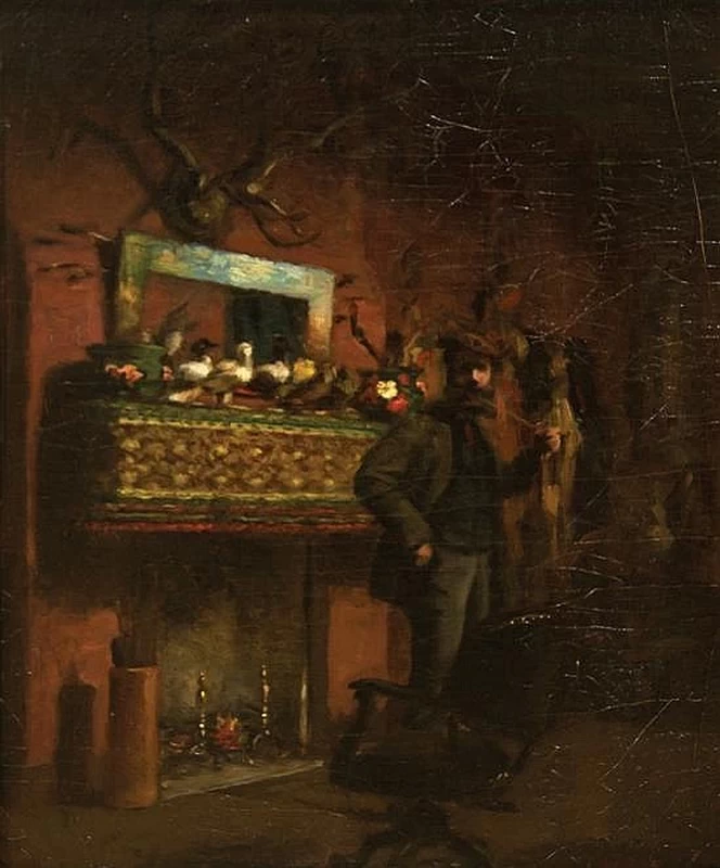 All'interno della residenza di caccia